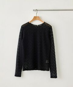 ROPE' / ロペ Tシャツ | フラワーレースベーシックカットソー/イージーケア