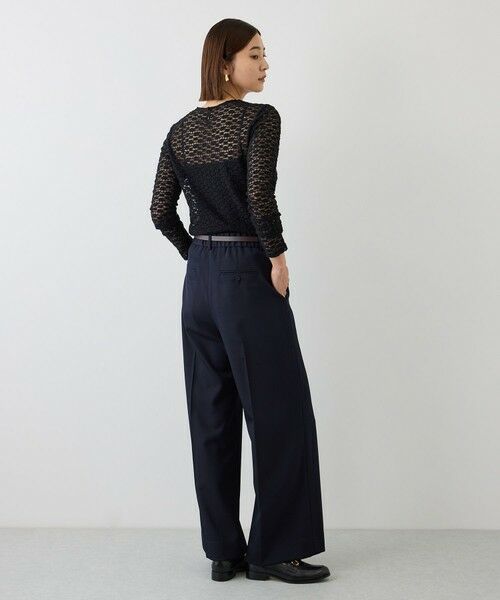 ROPE' / ロペ Tシャツ | フラワーレースベーシックカットソー/イージーケア【J'aDoRe・ルミネ店舗限定カラー】 | 詳細12