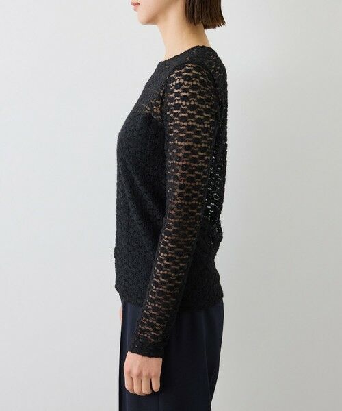ROPE' / ロペ Tシャツ | フラワーレースベーシックカットソー/イージーケア【J'aDoRe・ルミネ店舗限定カラー】 | 詳細16