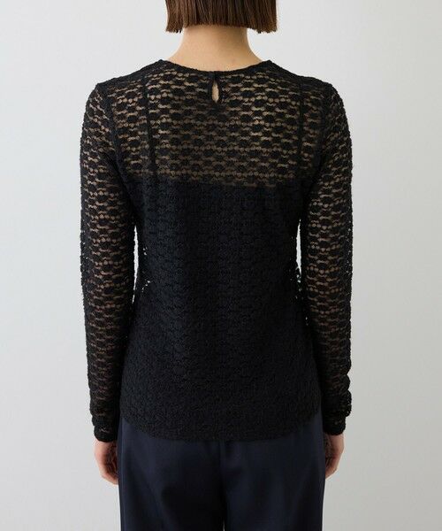 ROPE' / ロペ Tシャツ | フラワーレースベーシックカットソー/イージーケア【J'aDoRe・ルミネ店舗限定カラー】 | 詳細17