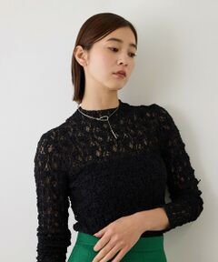 ROPE' / ロペ Tシャツ | 【J'aDoRe・一部店舗限定サイズ】カムイレースハイネックカットソー/イージーケア