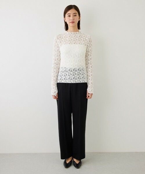 ROPE' / ロペ Tシャツ | 【J'aDoRe・一部店舗限定サイズ】カムイレースハイネックカットソー/イージーケア | 詳細11