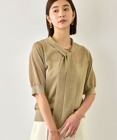 ROPE' / ロペ ニット・セーター | 【J'aDoRe・一部店舗限定サイズ】シアーラメボウタイニット/イージーケア