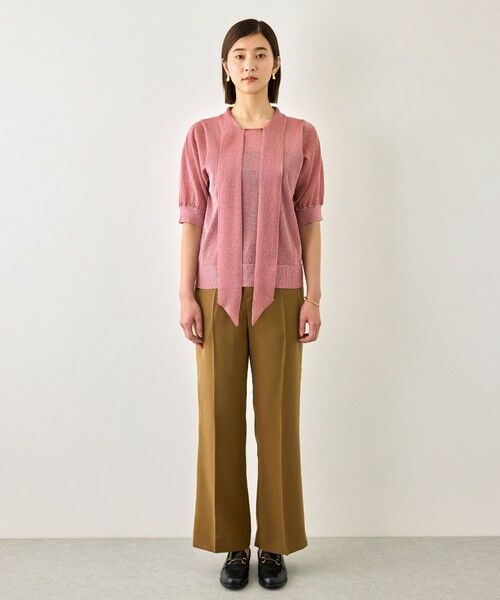 ROPE' / ロペ ニット・セーター | 【J'aDoRe・一部店舗限定サイズ】シアーラメボウタイニット/イージーケア | 詳細10