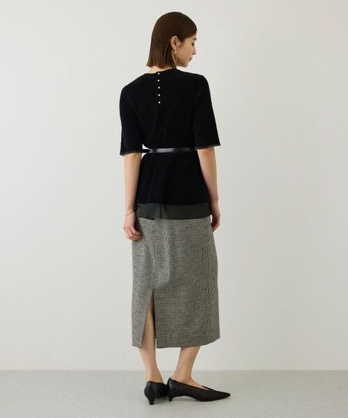 ROPE' / ロペ ニット・セーター | 【J'aDoRe・一部店舗限定サイズ】バックパール釦モールペプラムプルオーバー/イージーケア | 詳細11