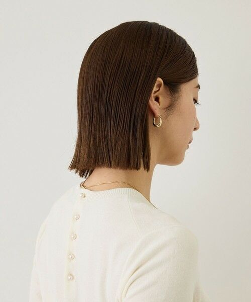 ROPE' / ロペ ニット・セーター | 【J'aDoRe・一部店舗限定サイズ】バックパール釦モールペプラムプルオーバー/イージーケア | 詳細6