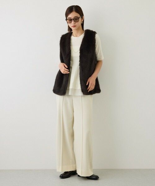 ROPE' / ロペ ニット・セーター | 【J'aDoRe・一部店舗限定サイズ】バックパール釦モールペプラムプルオーバー/イージーケア | 詳細9
