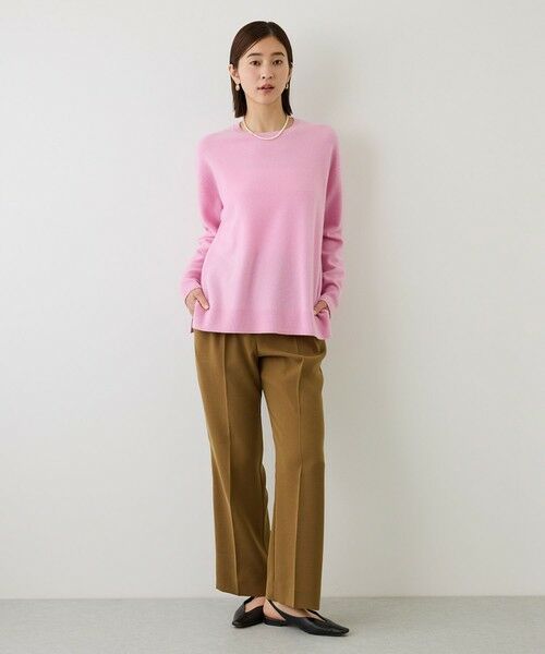 ROPE' / ロペ ニット・セーター | 【J'aDoRe・一部店舗限定サイズ】カシミヤブレンドスリーブ釦サイドスリットニット/一部WEB限定カラー・イージーケア | 詳細10