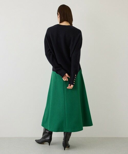 ROPE' / ロペ ニット・セーター | 【J'aDoRe・一部店舗限定サイズ】カシミヤブレンドスリーブ釦サイドスリットニット/一部WEB限定カラー・イージーケア | 詳細13