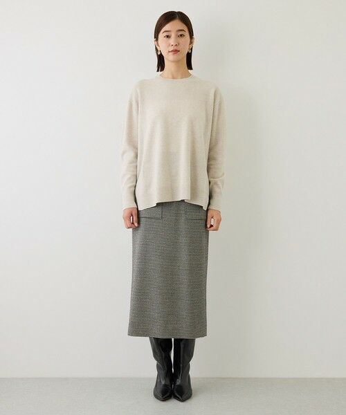 ROPE' / ロペ ニット・セーター | 【J'aDoRe・一部店舗限定サイズ】カシミヤブレンドスリーブ釦サイドスリットニット/一部WEB限定カラー・イージーケア | 詳細17
