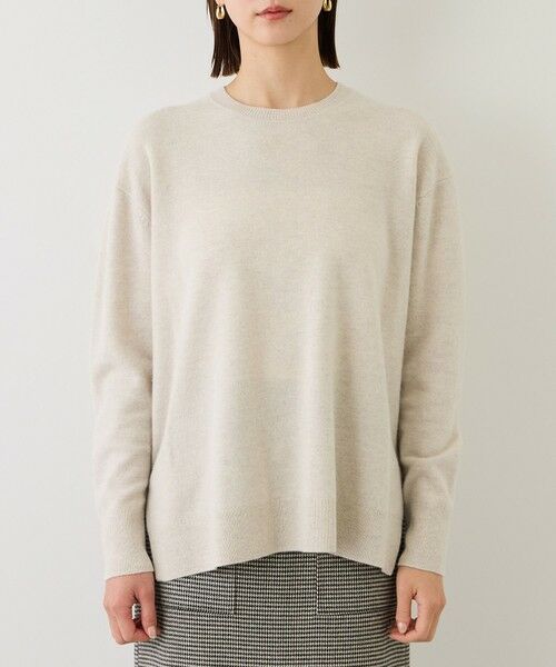 ROPE' / ロペ ニット・セーター | 【J'aDoRe・一部店舗限定サイズ】カシミヤブレンドスリーブ釦サイドスリットニット/一部WEB限定カラー・イージーケア | 詳細18