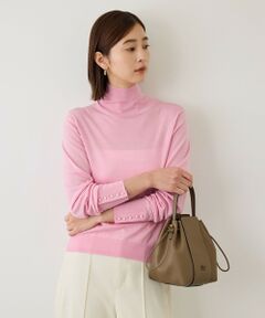 ROPE' / ロペ ニット・セーター | 【J'aDoRe・一部店舗限定サイズ】メリノウールハイネックマルティプルパールニット/アンサンブル対応・イージーケア