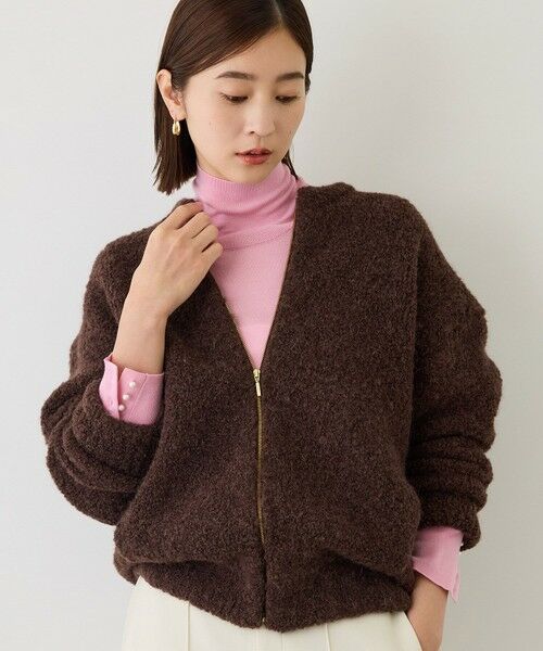 ROPE' / ロペ ニット・セーター | 【J'aDoRe・一部店舗限定サイズ】メリノウールハイネックマルティプルパールニット/アンサンブル対応・イージーケア | 詳細22