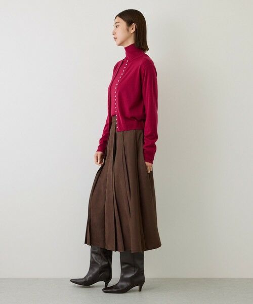 ROPE' / ロペ ニット・セーター | 【J'aDoRe・一部店舗限定サイズ】メリノウールハイネックマルティプルパールニット/アンサンブル対応・イージーケア | 詳細8