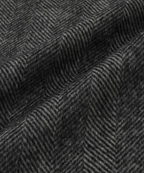ROPE' / ロペ ピーコート | カシミヤ混リバーヘリンボーンダブルPコート(ロング丈) | 詳細22