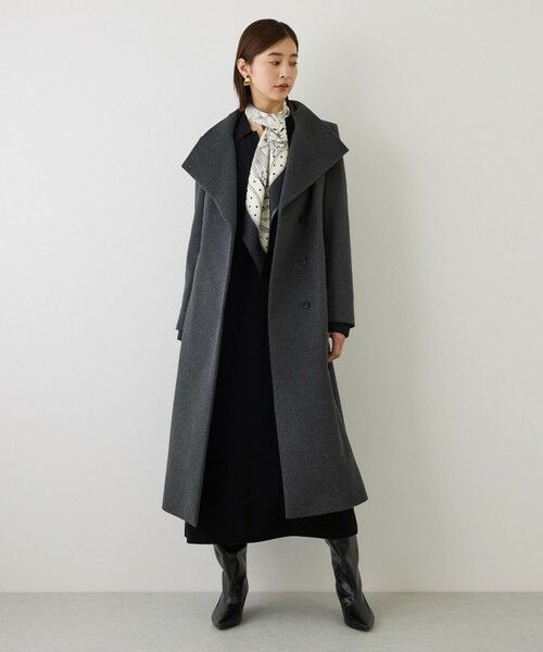 ROPE' / ロペ ステンカラーコート | プレミアムカシミヤロングコート【一部J'aDoRe限定カラー】/マルチWAY・逸品・26AW | 詳細15