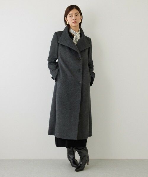 ROPE' / ロペ ステンカラーコート | プレミアムカシミヤロングコート【一部J'aDoRe限定カラー】/マルチWAY・逸品・26AW | 詳細16