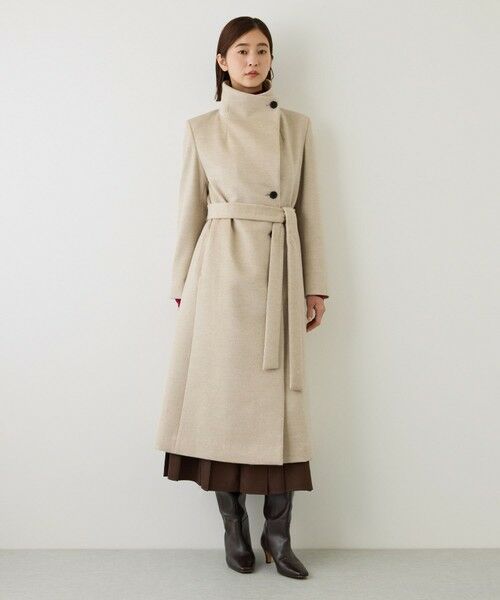 ROPE' / ロペ ステンカラーコート | プレミアムカシミヤロングコート【一部J'aDoRe限定カラー】/マルチWAY・逸品・26AW | 詳細17