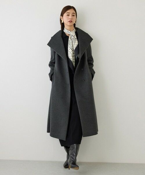 ROPE' / ロペ ステンカラーコート | プレミアムカシミヤロングコート【一部J'aDoRe限定カラー】/マルチWAY・逸品・26AW | 詳細8