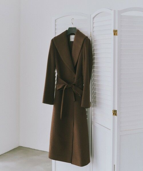 ROPE' / ロペ ステンカラーコート | プレミアムカシミヤショールカラーコート【一部J'aDoRe限定カラー】/逸品・26AW | 詳細1