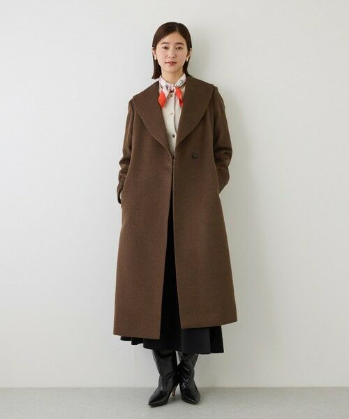 ROPE' / ロペ ステンカラーコート | プレミアムカシミヤショールカラーコート【一部J'aDoRe限定カラー】/逸品・26AW | 詳細7
