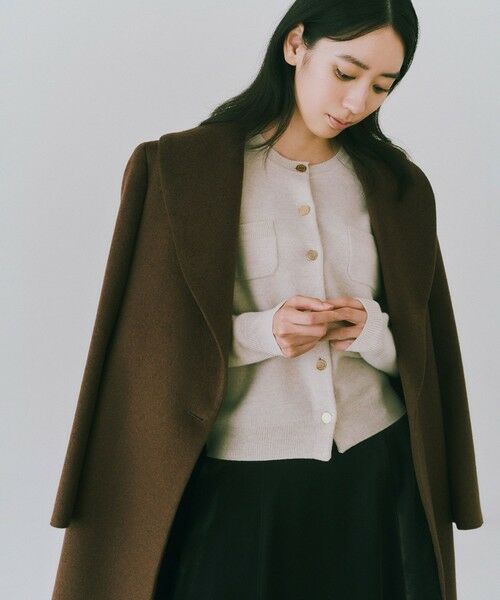 ROPE' / ロペ ステンカラーコート | プレミアムカシミヤショールカラーコート【一部J'aDoRe限定カラー】/逸品・26AW | 詳細2