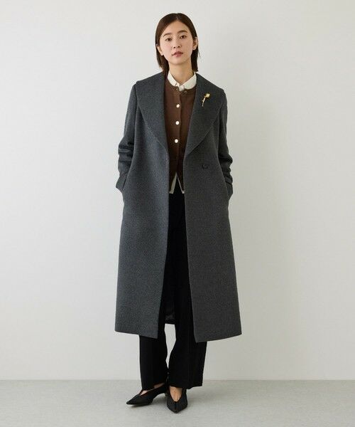 ROPE' / ロペ ステンカラーコート | プレミアムカシミヤショールカラーコート【一部J'aDoRe限定カラー】/逸品・26AW | 詳細17