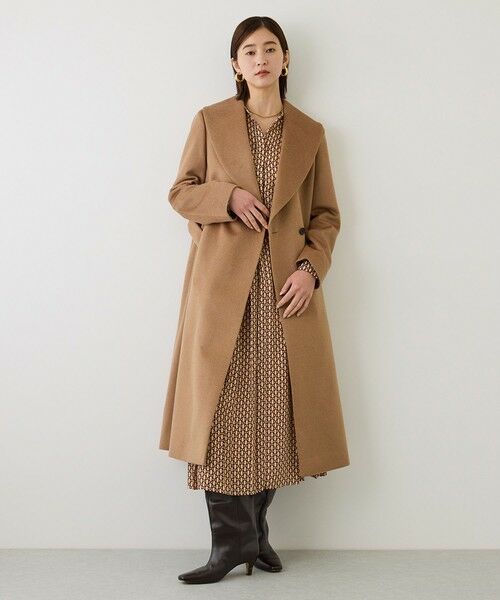 ROPE' / ロペ ステンカラーコート | プレミアムカシミヤショールカラーコート【一部J'aDoRe限定カラー】/逸品・26AW | 詳細18