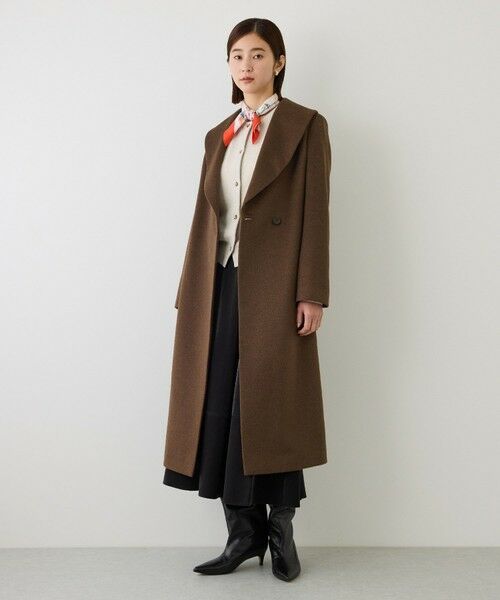 ROPE' / ロペ ステンカラーコート | プレミアムカシミヤショールカラーコート【一部J'aDoRe限定カラー】/逸品・26AW | 詳細19