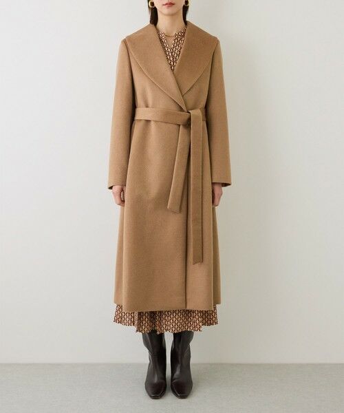 ROPE' / ロペ ステンカラーコート | プレミアムカシミヤショールカラーコート【一部J'aDoRe限定カラー】/逸品・26AW | 詳細20