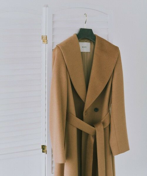 ROPE' / ロペ ステンカラーコート | プレミアムカシミヤショールカラーコート【一部J'aDoRe限定カラー】/逸品・26AW | 詳細3