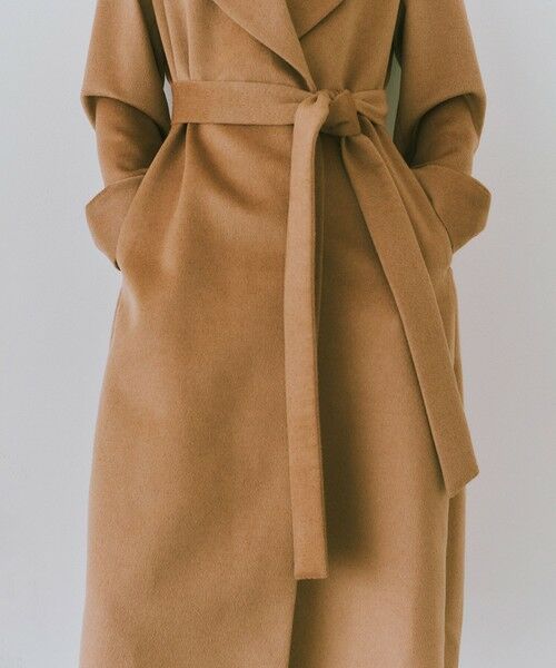 ROPE' / ロペ ステンカラーコート | プレミアムカシミヤショールカラーコート【一部J'aDoRe限定カラー】/逸品・26AW | 詳細5