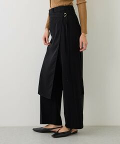 ROPE' / ロペ その他パンツ | キュプラサテンラップベルト付きパンツ/イージーケア【J'aDoRe・一部店舗限定サイズ】
