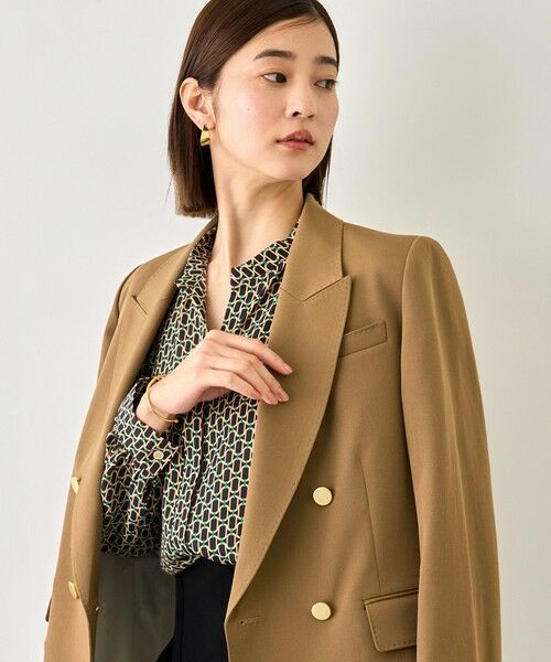 ROPE' / ロペ テーラードジャケット | 【J'aDoRe・一部店舗限定サイズ】ウールメタル釦ダブルブレストジャケット | 詳細4