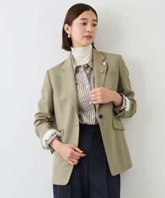 ROPE' / ロペ テーラードジャケット | ウールギャバジンテーラードジャケット/消臭・防シワ・抗ピリング・吸放湿性・通気性・UVカット