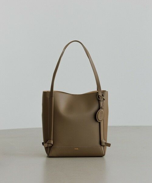 ROPE' / ロペ トートバッグ | 【E'POR】KNOT BAG Medium/A4対応・通勤・撥水・軽量・26AW新型（ブラウン(20)）