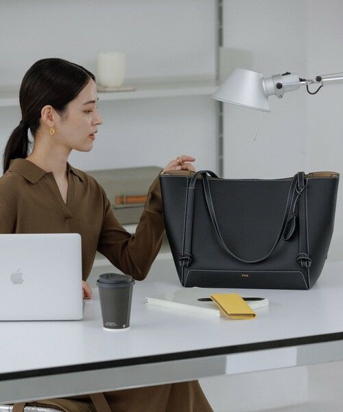 ROPE' / ロペ トートバッグ | 【E'POR】KNOT BAG Large/A4対応・通勤・撥水・軽量・26AW新型 | 詳細3