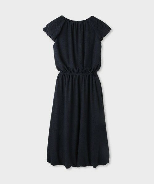 ROPE' / ロペ ロング・マキシ丈ワンピース | 【一部店舗限定】【REALM（レルム）】SHEER PUFF SLEEVE DRESS｜フロントリボンワンピース　26SS | 詳細1