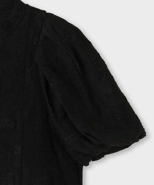 ROPE' / ロペ シャツ・ブラウス | 【一部店舗限定】【REALM（レルム）】JACQUARD PUFF SLEEVE BLOUSE｜袖ボリュームブラウス　26SS | 詳細3
