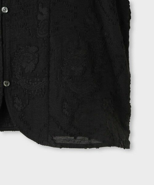 ROPE' / ロペ シャツ・ブラウス | 【一部店舗限定】【REALM（レルム）】JACQUARD PUFF SLEEVE BLOUSE｜袖ボリュームブラウス　26SS | 詳細4