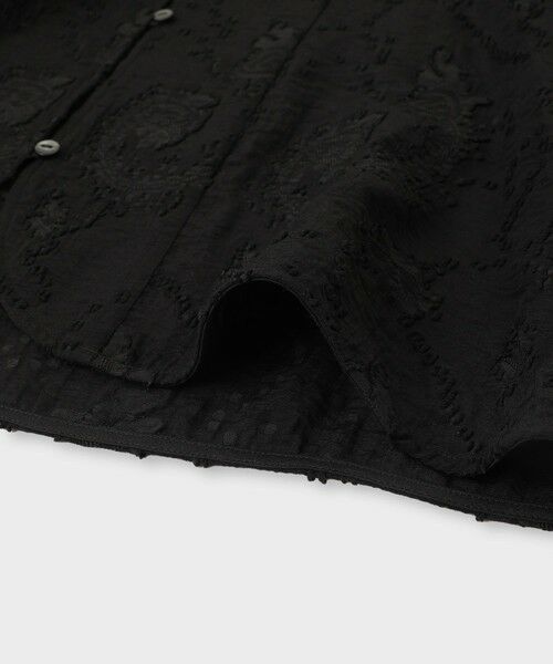 ROPE' / ロペ シャツ・ブラウス | 【一部店舗限定】【REALM（レルム）】JACQUARD PUFF SLEEVE BLOUSE｜袖ボリュームブラウス　26SS | 詳細6