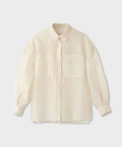 ROPE' / ロペ シャツ・ブラウス | 【一部店舗限定】【REALM（レルム）】SHEER SHIRT｜シアービッグシャツ　26SS