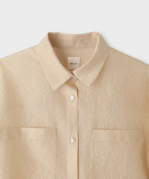 ROPE' / ロペ シャツ・ブラウス | 【一部店舗限定】【REALM（レルム）】SHEER SHIRT｜シアービッグシャツ　26SS | 詳細2