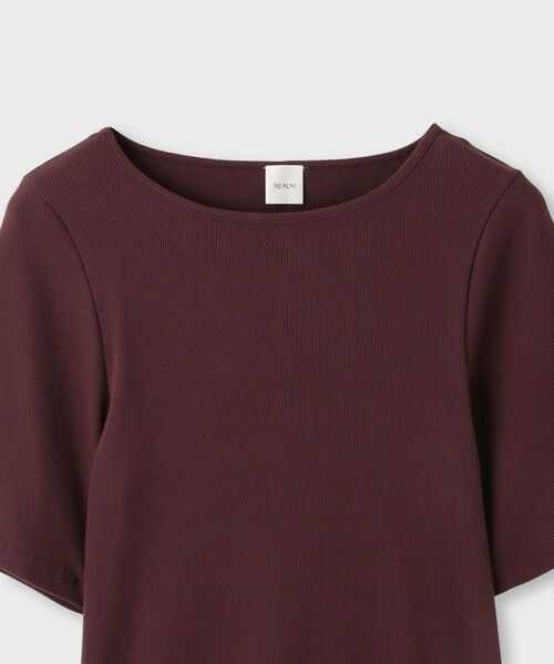 ROPE' / ロペ ニット・セーター | 【一部店舗限定】【REALM（レルム）】HALF-SLEEVE T-SHIRT｜5分袖カットソー　26SS | 詳細2