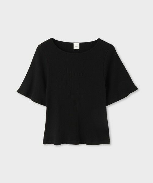 ROPE' / ロペ ニット・セーター | 【一部店舗限定】【REALM（レルム）】HALF-SLEEVE T-SHIRT｜5分袖カットソー　26SS（ブラック(01)）