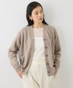 ROPE' / ロペ カーディガン・ボレロ | フォックスカシミヤポケット付きVネックカーディガン