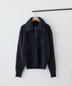 ROPE' / ロペ ニット・セーター | フォックスカシミヤハーフジップニット