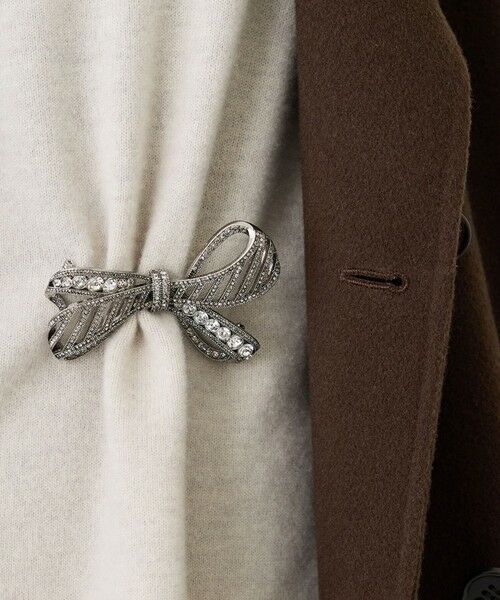 ROPE' / ロペ ブローチ・コサージュ | ビジューリボンブローチ(RIBBON BROOCH) | 詳細2