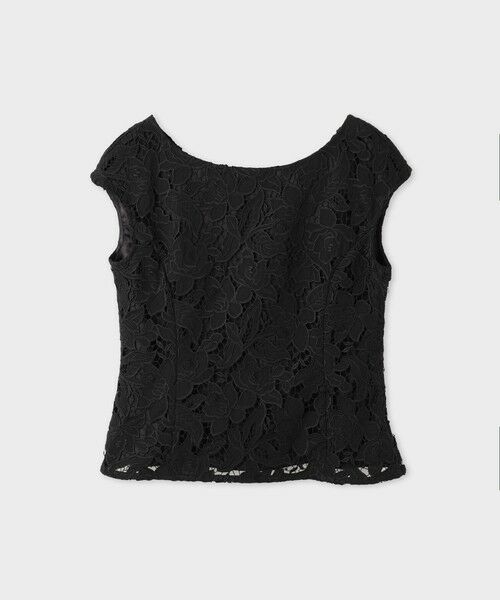 ROPE' / ロペ シャツ・ブラウス | 【一部店舗限定】【REALM（レルム）】LACE BLOUSE｜ノースリーブブラウス（ブラック(01)）