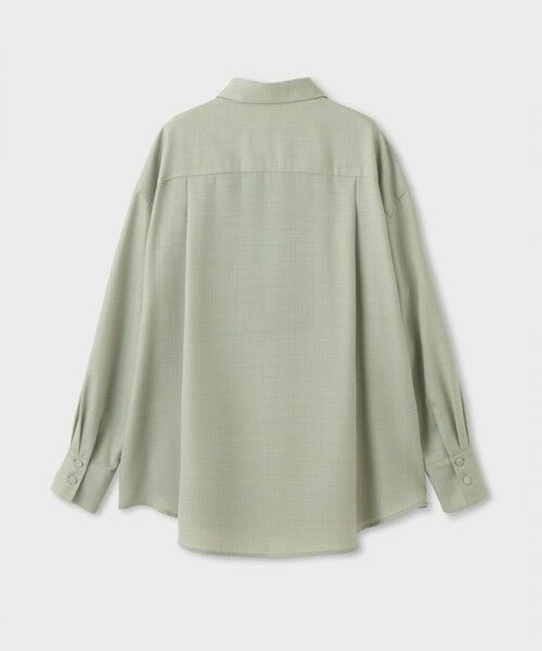 ROPE' / ロペ シャツ・ブラウス | 【一部店舗限定】【REALM（レルム）】COVERED-BUTTON SHIRT｜カシュクールシャツ　26AW | 詳細2